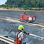 Feuer: B 87 bei Eilenburg über eine Stunde dicht